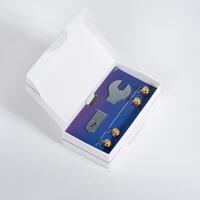 CraftBot Flow fúvóka készlet, réz, 4 db: 0,25, 0,4, 0,6, 0,8mm (brass nozzle kit)